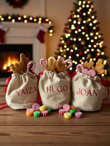 Saquito navideño personalizado
